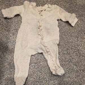 GAP Cream Speckled Kids Footie